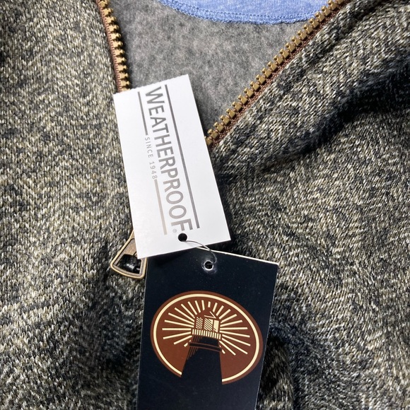 NWT Weatherproof 1/4 Zip 2XL Dark MossCozy Warm Handsome Outdoors - Picture 6 of 8